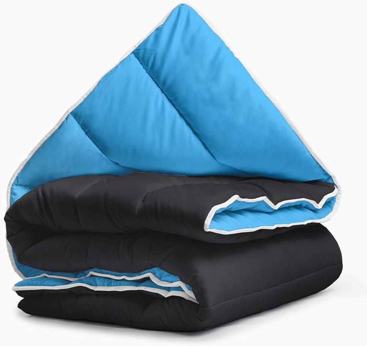 Sleeptime Lazy Dekbed - Zwart/Blauw 140 x 200