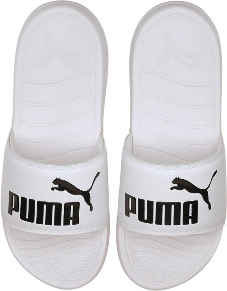 Puma Popcat 20 badslippers wit/zwart