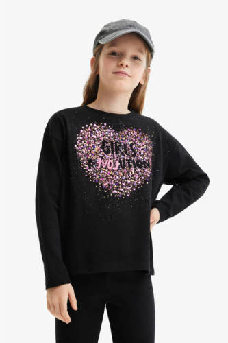 Desigual sweater met printopdruk zwart
