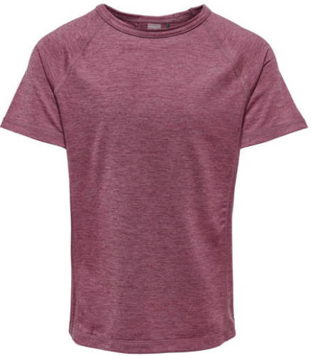 ONLY PLAY GIRLS sport T-shirt ONPELANA donkerrood