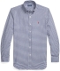 Polo ralph lauren gestreept regular fit overhemd navy/white