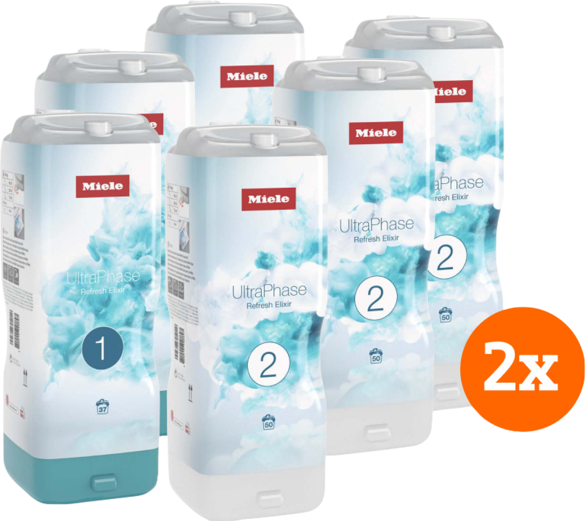 Miele Set UltraPhase Refresh Elixir 1 & 2 (12 flacons)