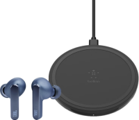 JBL Live Pro 2 Blauw + Belkin Boost Up Draadloze Oplader 10W Zwart