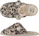 Apollo pantoffels panterprint beige/bruin