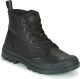 Palladium Pampa Zip Desertwash leren veterschoenen zwart