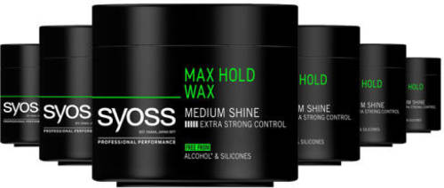 Syoss Styling Maxx Hold Wax - 6 x 150 ml - voordeelverpakking