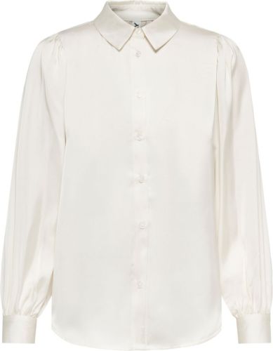 Only Pof Overhemd Met Lange Mouwen Dames Beige