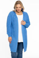 Yoek gebreid vest blauw