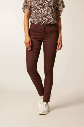 Miss Etam slim fit jeans Elise 32 bruin