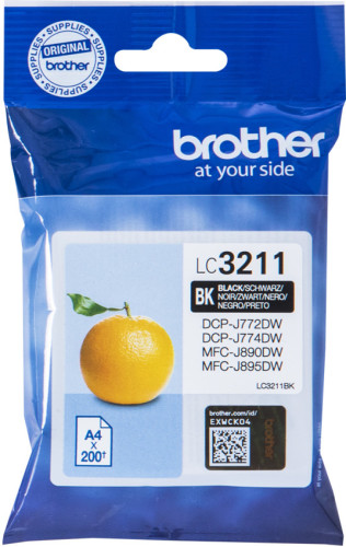 Brother LC-3211BK Cartridge Zwart