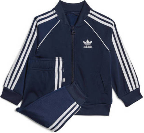adidas Originals Superstar Adicolor baby trainingspak donkerblauw
