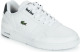 Lacoste T-Clip sneakers wit/donkergroen