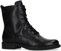 No Stress leren veterboots zwart