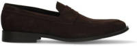 Sacha suède loafers donkerbruin