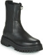 Bronx Groov-y hoge leren chelsea boots zwart