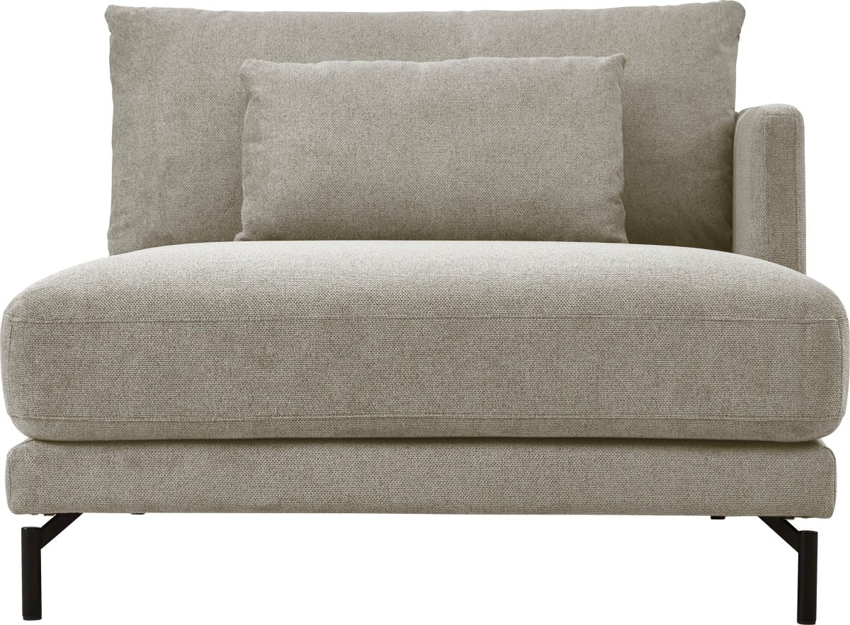 INOSIGN Chaise-longue Tarek met losse rugkussens