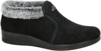 Fly flot pantoffels zwart/grijs
