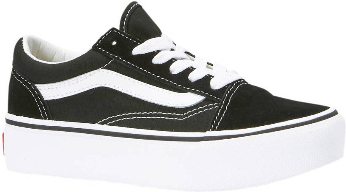 Vans Old Skool Platform sneakers zwart/wit