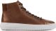 Blackstone YG09 leren sneakers cognac