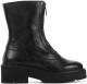 Via vai Bobbi Strip 59019 leren enkelboots zwart