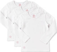 Little Label longsleeve - set van 3 wit