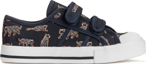 La Redoute Collections Sneakers in stof met klittenband en katachtige print