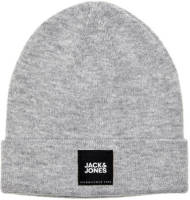 Jack & Jones muts JACBACK met logo grijs
