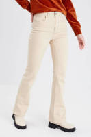 Cache Cache high waist flared jeans semolina