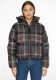 Tommy hilfiger Gewatteerde jas PRINTED CHECK REDOWN PUFFER JKT met ruitmotief