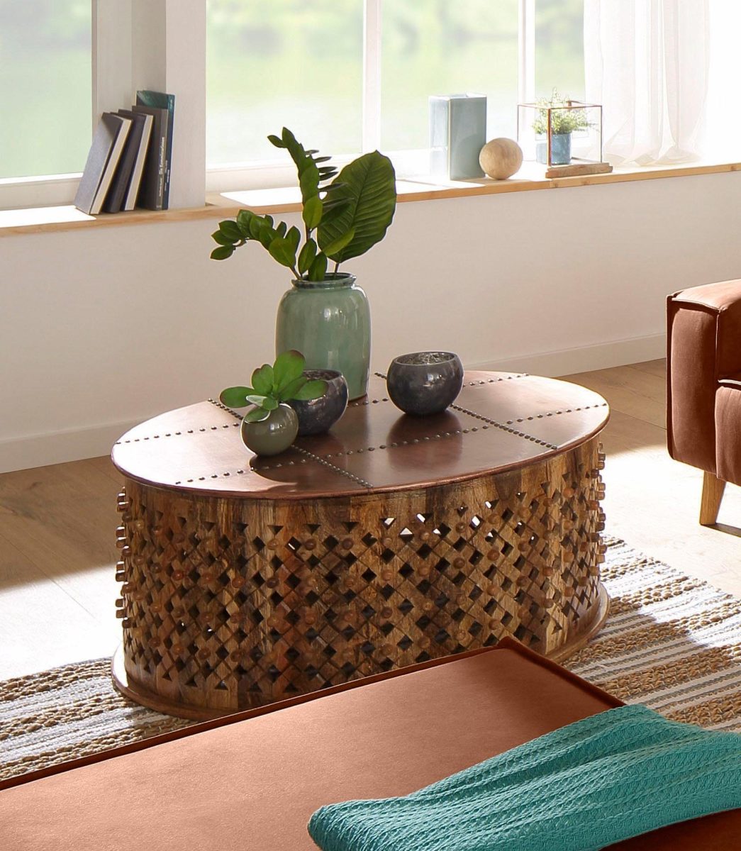 Home affaire Salontafel Vikrim rond, breedte 92 cm