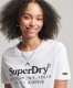 Superdry Shirt met korte mouwen met metallic-print