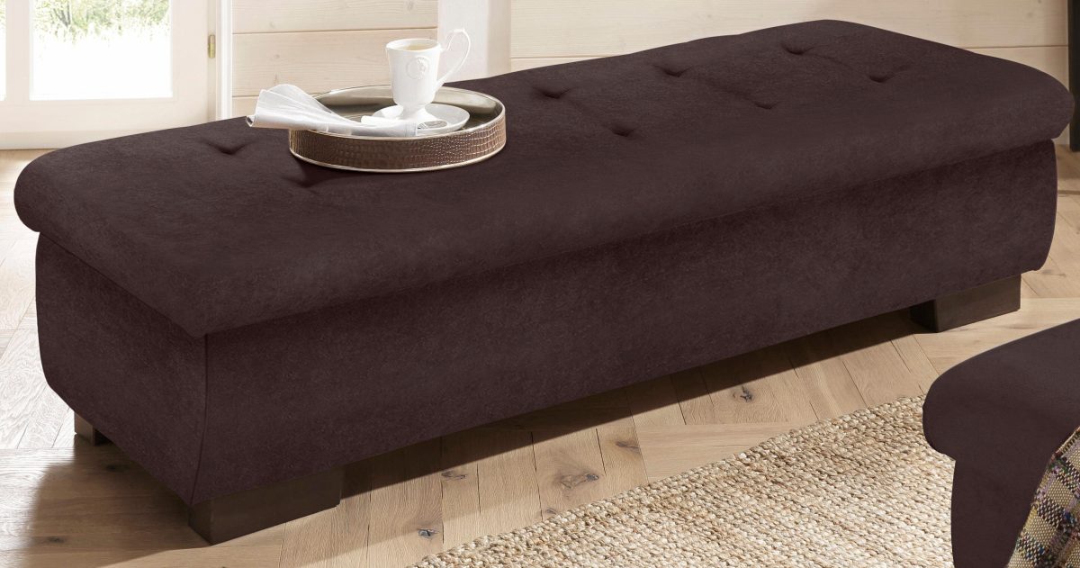 Home affaire Hocker Bergen met opbergvak, 161 cm breed