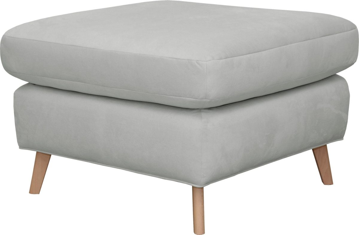 Home affaire Hocker Lea met opstaande naad en houten poten