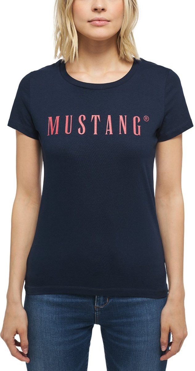 Mustang T-shirt Style Alina C Logo Tee