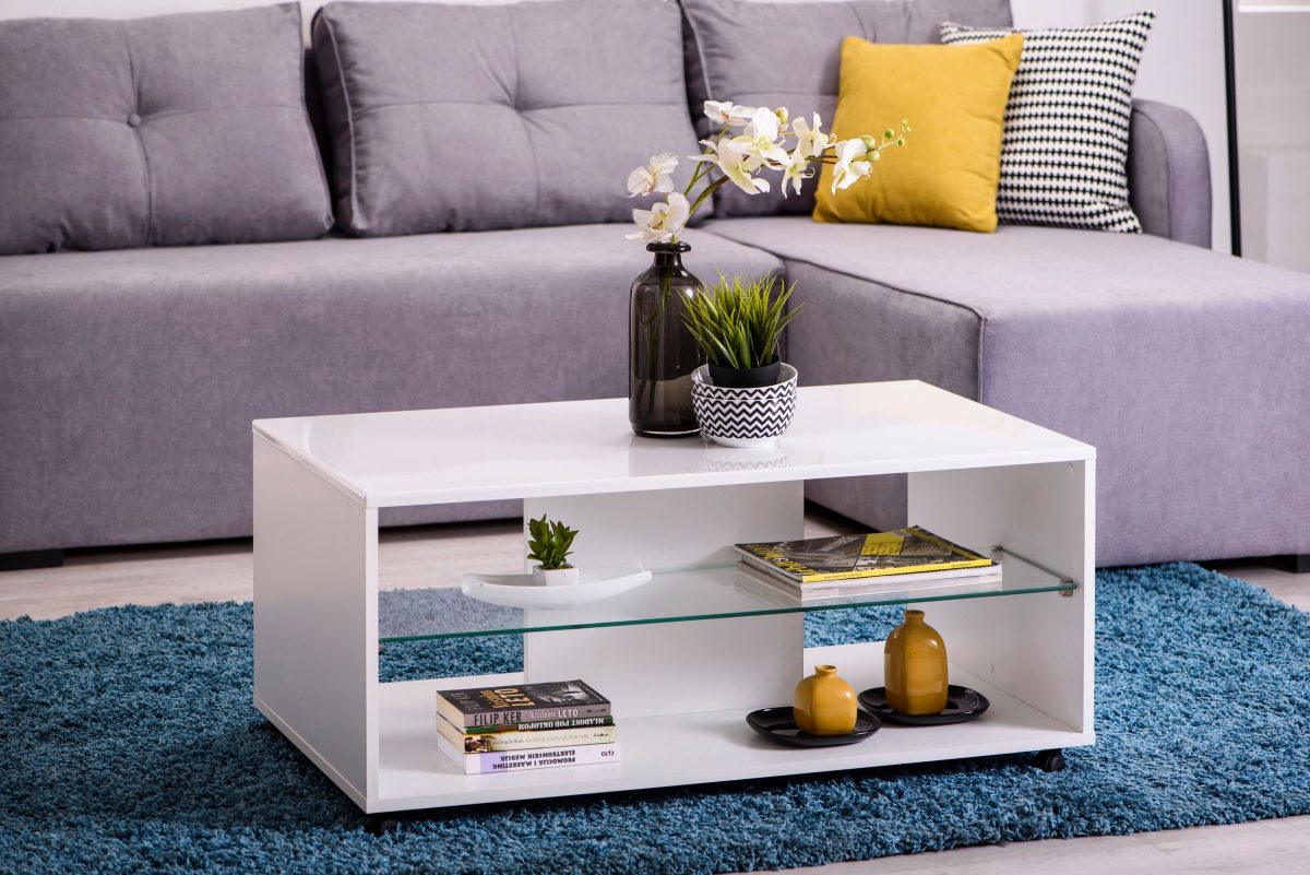 My Home Salontafel Trentino Breedte ca. 101 cm, met wieltjes