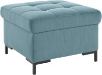 OTTO products Hocker Grazzo hoogwaardige stoffen van gerecycled materiaal, stiksels op de zitting, passend bij de "grazzo"-serie