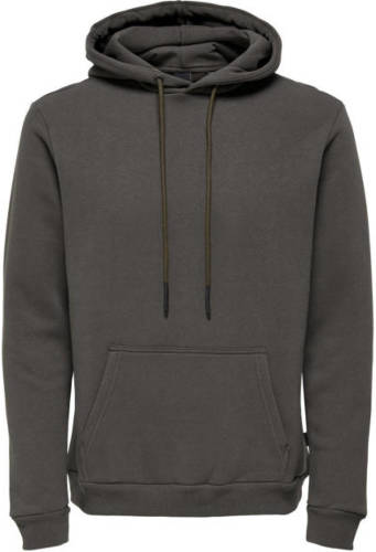 ONLY & SONS hoodie ONSCERES LIFE seal brown