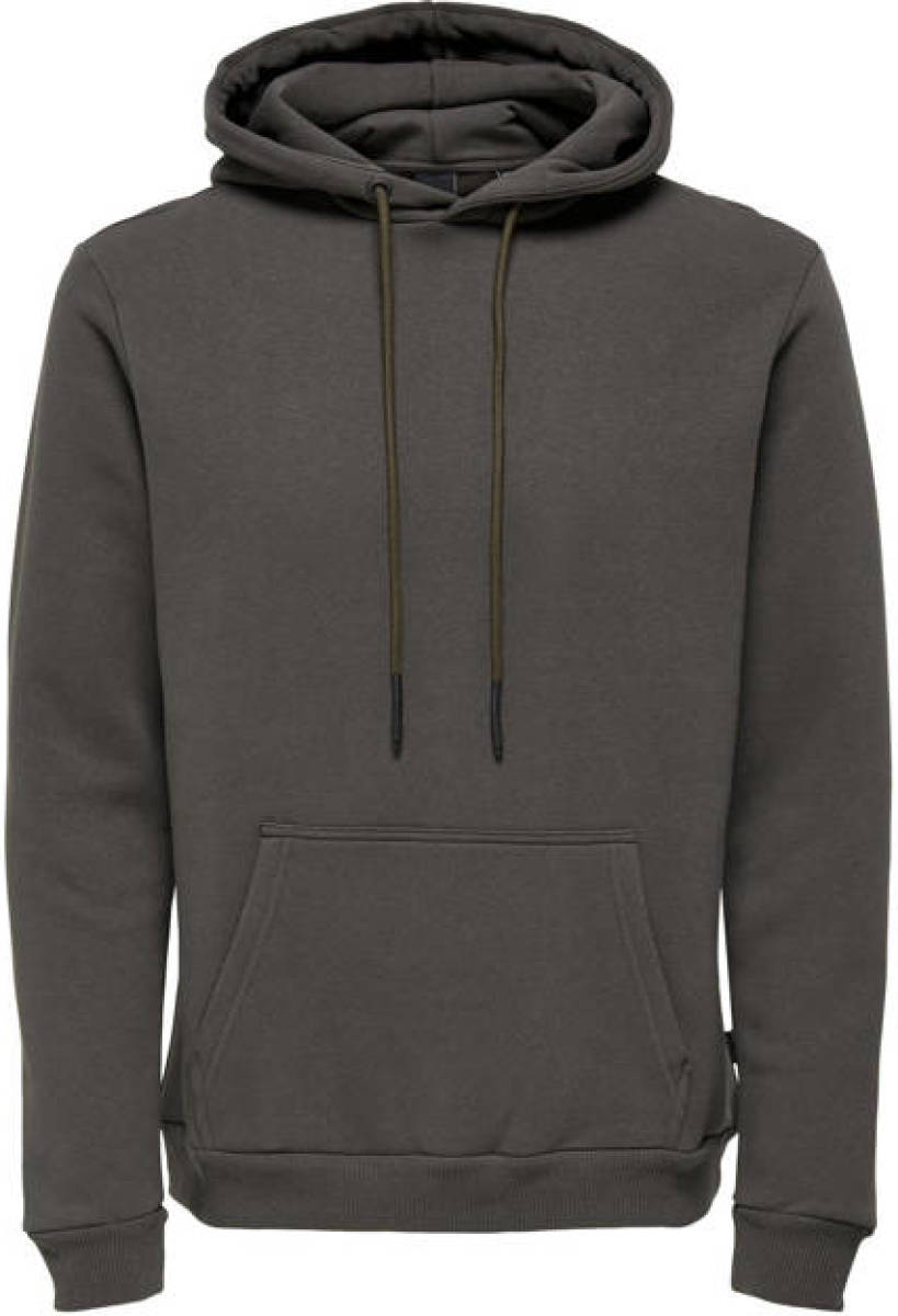 ONLY & SONS hoodie ONSCERES LIFE seal brown