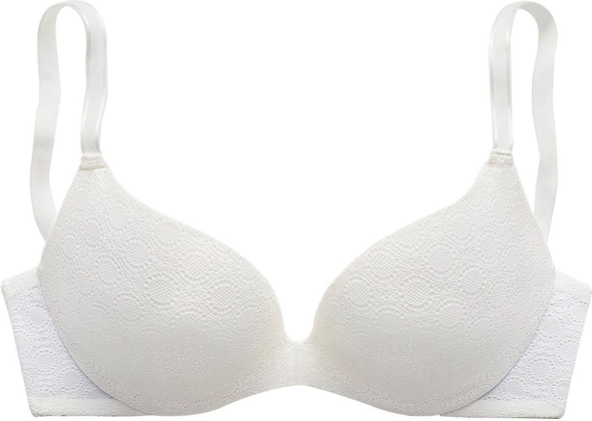 Nuance Push-up-bh met modieus kant overtrokken (gedeeltelijk van gerecycled polyamide)