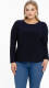 Yoek longsleeve donkerblauw