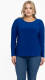 Yoek longsleeve blauw