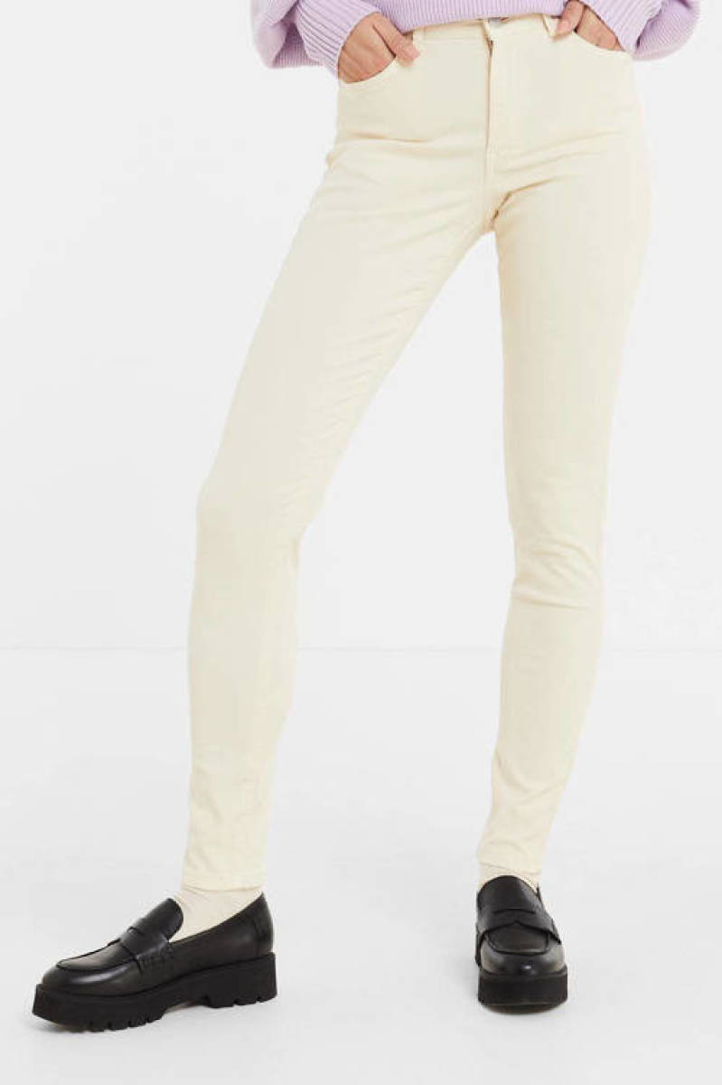 anytime skinny jeans high waist off-white