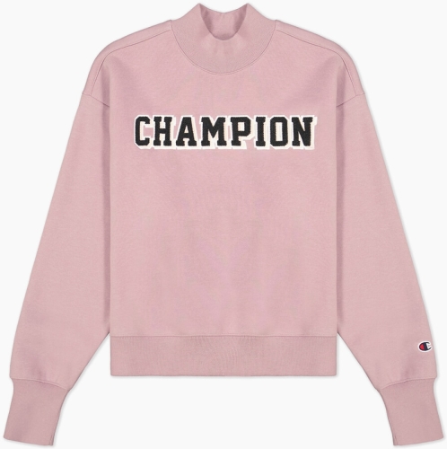 Champion Korte sweater met logo college vooraan