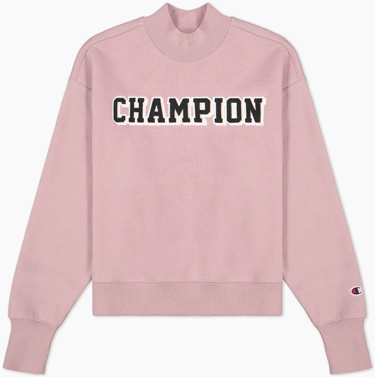 Champion Korte sweater met logo college vooraan