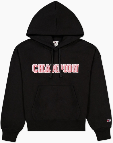 Champion Hoodie met college logo vooraan