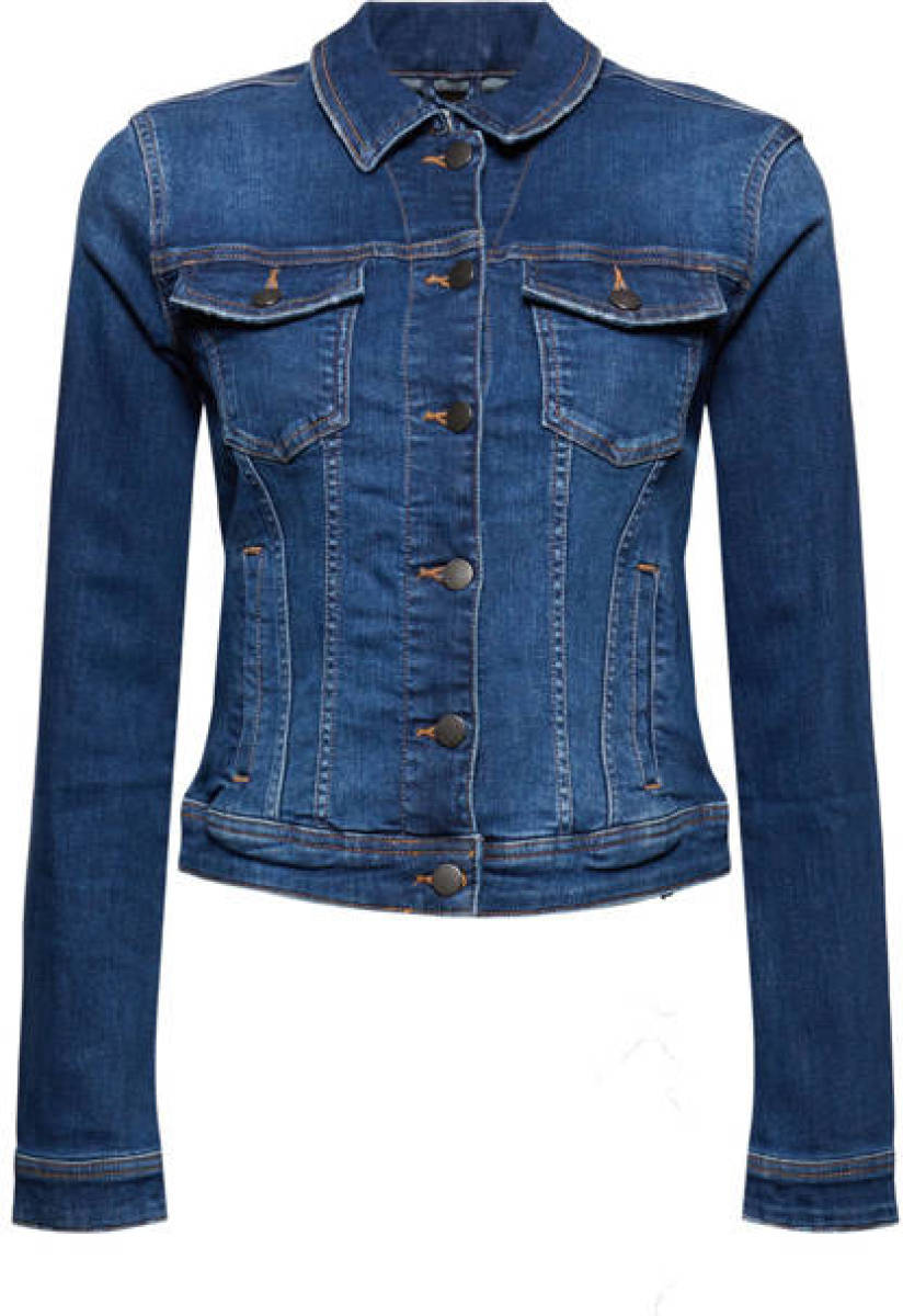 Esprit spijkerjasje blue dark wash