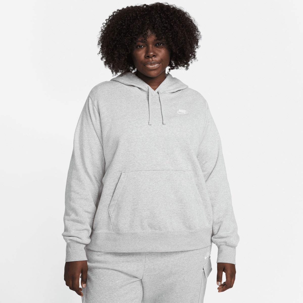 Nike Sportswear Hoodie Club Fleece Women's Pullover Hoodie (Plus Size)