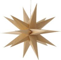 BOLTZE Sierster Kassia van papier, in de vorm van een ijskristal. ø ca. 40 cm (1 stuk)
