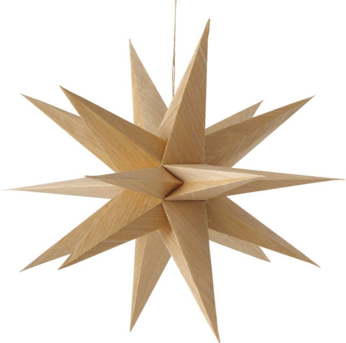 BOLTZE Sierster Kassia van papier, in de vorm van een ijskristal. ø ca. 40 cm (1 stuk)