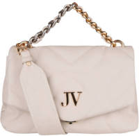 JOSH V doorgestikte crossbody tas Tonia ecru